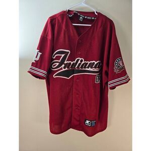 Vintage Indiana Hoosiers Starter Baseball Style Jersey Mens XL Rare